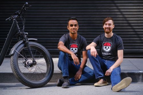 Ridepander co-owners Chinmay Malaviya, left, and Charlie Depman.