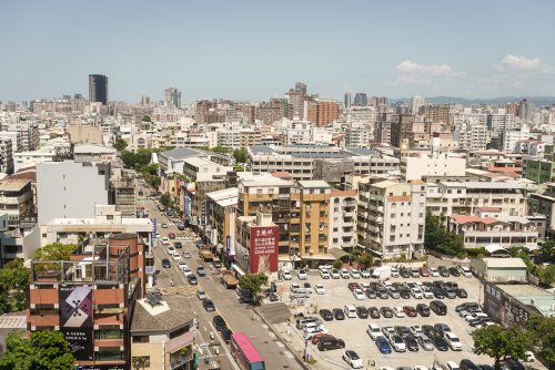 View of Taichung from the Evergreen Laurel. A huge percentage of the bike industry is directed from within walking distance if these hotels. View of Taichung from the Evergreen Laurel. A huge percentage of the bike industry is directed from within walking distance if these hotels.