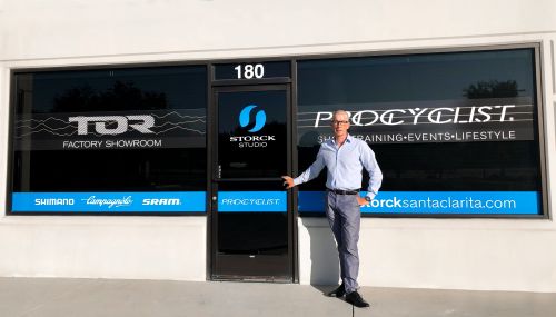 Owner Peter Dorantes in front of his Storck store in Santa Clarita.