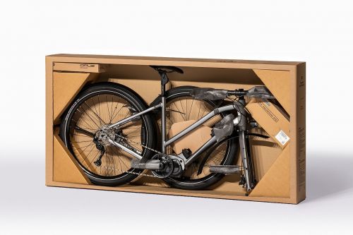 Opus Bike has redesigned packaging to reduce the use of plastic.