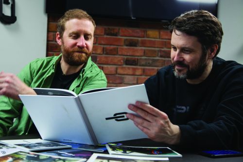 Ben Smith, left, and John Abrahams co-founded Hiplok 10 years ago.