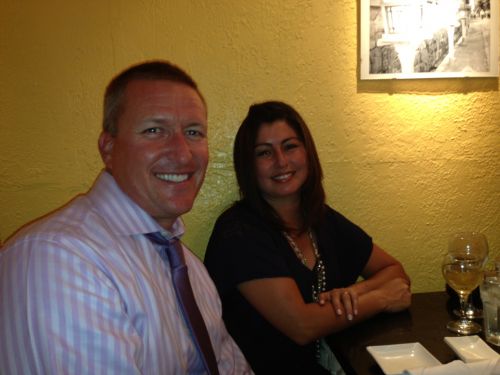 Ogden Mayor Mike Caldwell and his wife Cathrina  on Tuesday. Photo: Marc Sani