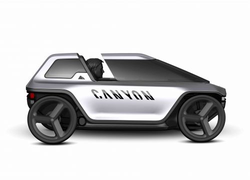 The Canyon Future Mobility Project concept vehicle.