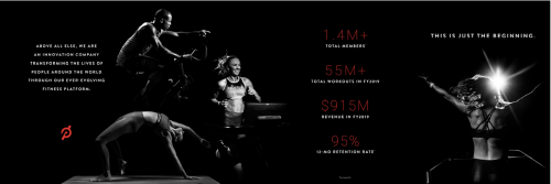 Image from Peloton's IPO filing with the SEC. 