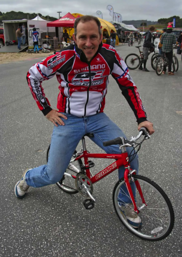 Tim Rutledge at the Sea Otter Classic. Photo courtesy of Gork Barrette. 