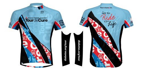 Primal's Tour de Cure jersey and armwarmers
