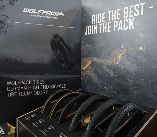 Wolfpack's Eurobike display. 