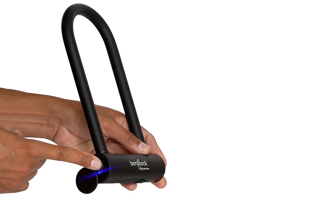 Biometric bike lock best sale