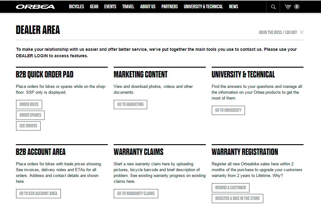 Orbea website deals