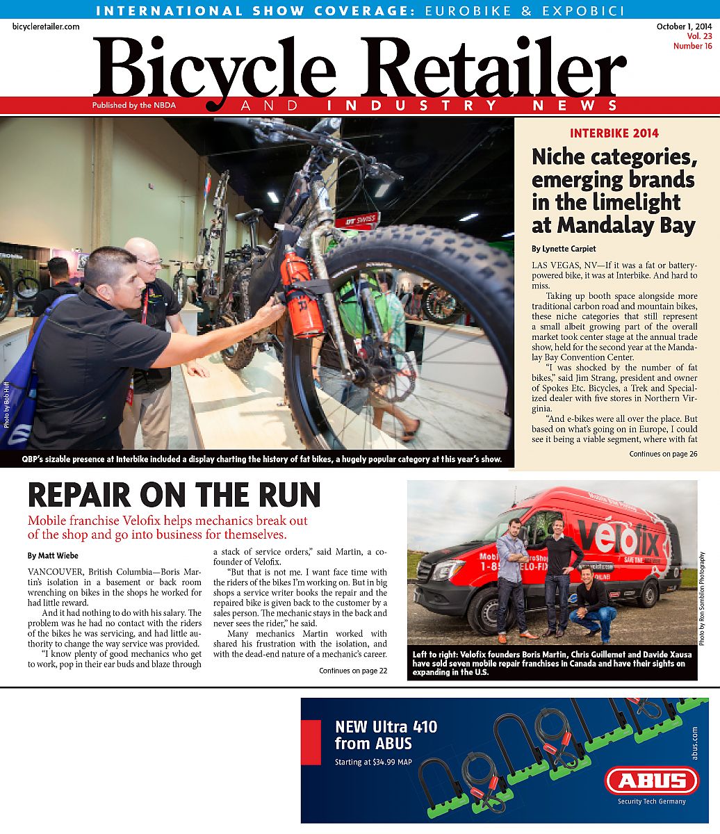 New BRAIN issue features VeloFix, a mobile bike repair ...