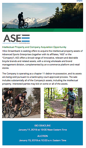 se bikes bankrupt