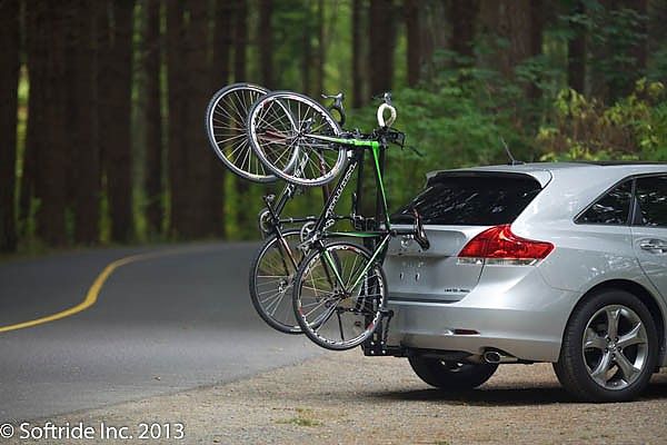 Bike rack top for toyota venza