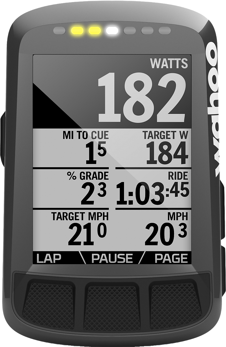 best bike split wahoo elemnt