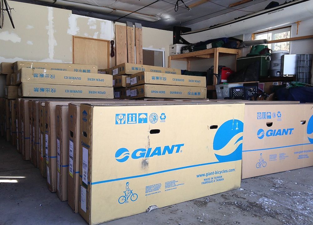 Giant sales bike box
