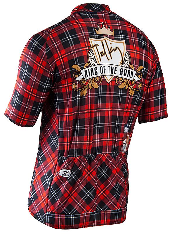 plaid mtb jersey
