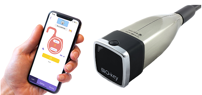 Security Biokey BIO-key launches fingerprint/Bluetooth controlled bike lock | Bicycle ...