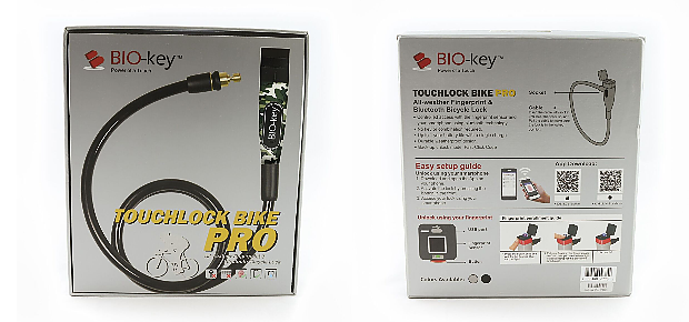Security Biokey BIO-key launches fingerprint/Bluetooth controlled bike lock | Bicycle ...