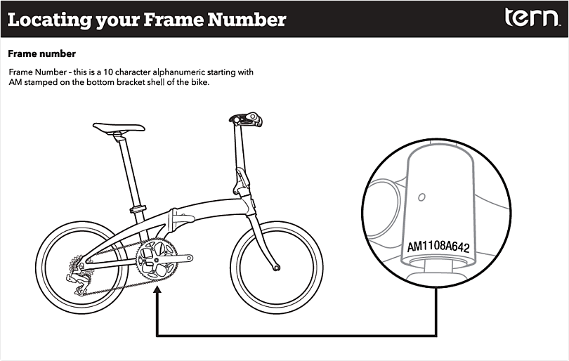 check bike frame number - Online. bike number lookup. 