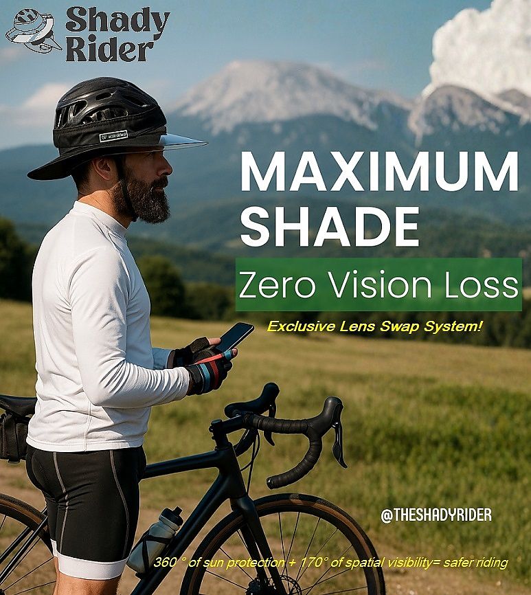 The Shady Rider offers premium cycling sun visor | Bicycle Retailer and Industry News The Shady Rider offers premium cycling sun visor | Bicycle Retailer and Industry News