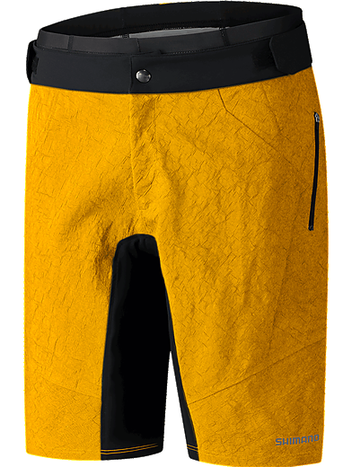 Shimano MTB shorts made of recycled airbag material win iF award