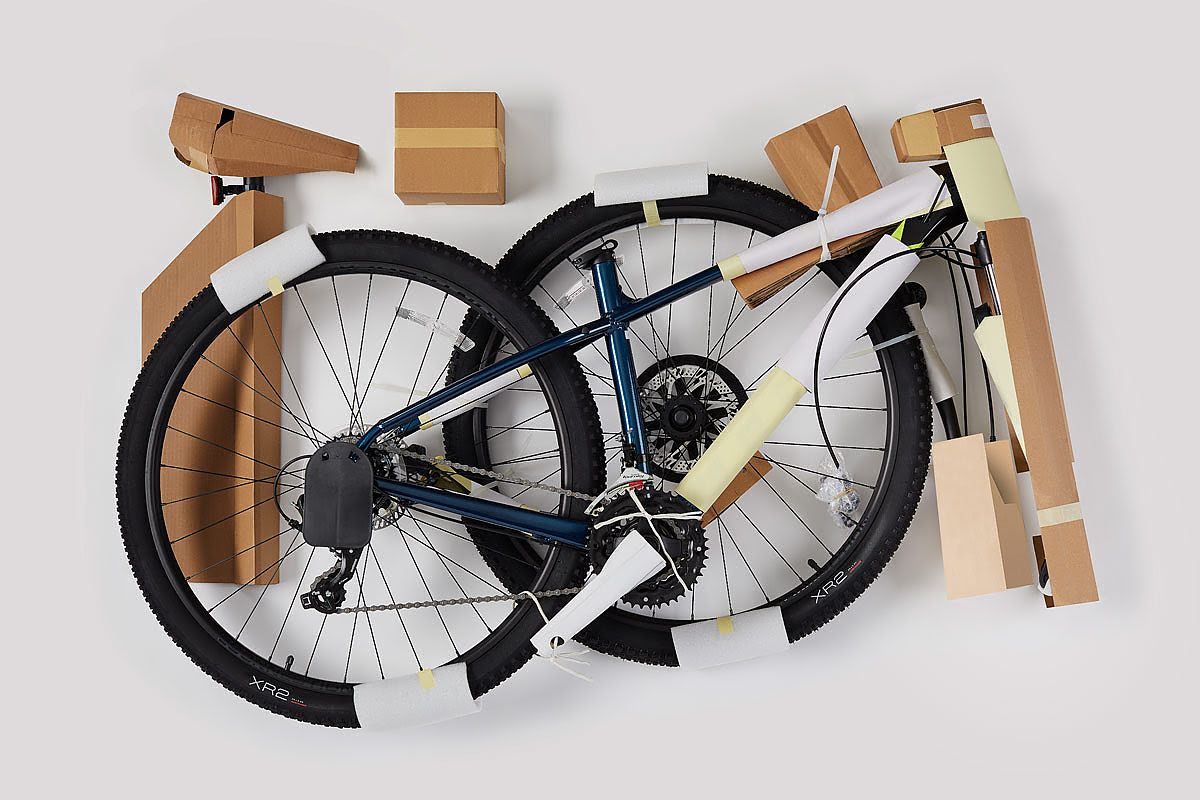 Bicycle packaging shop