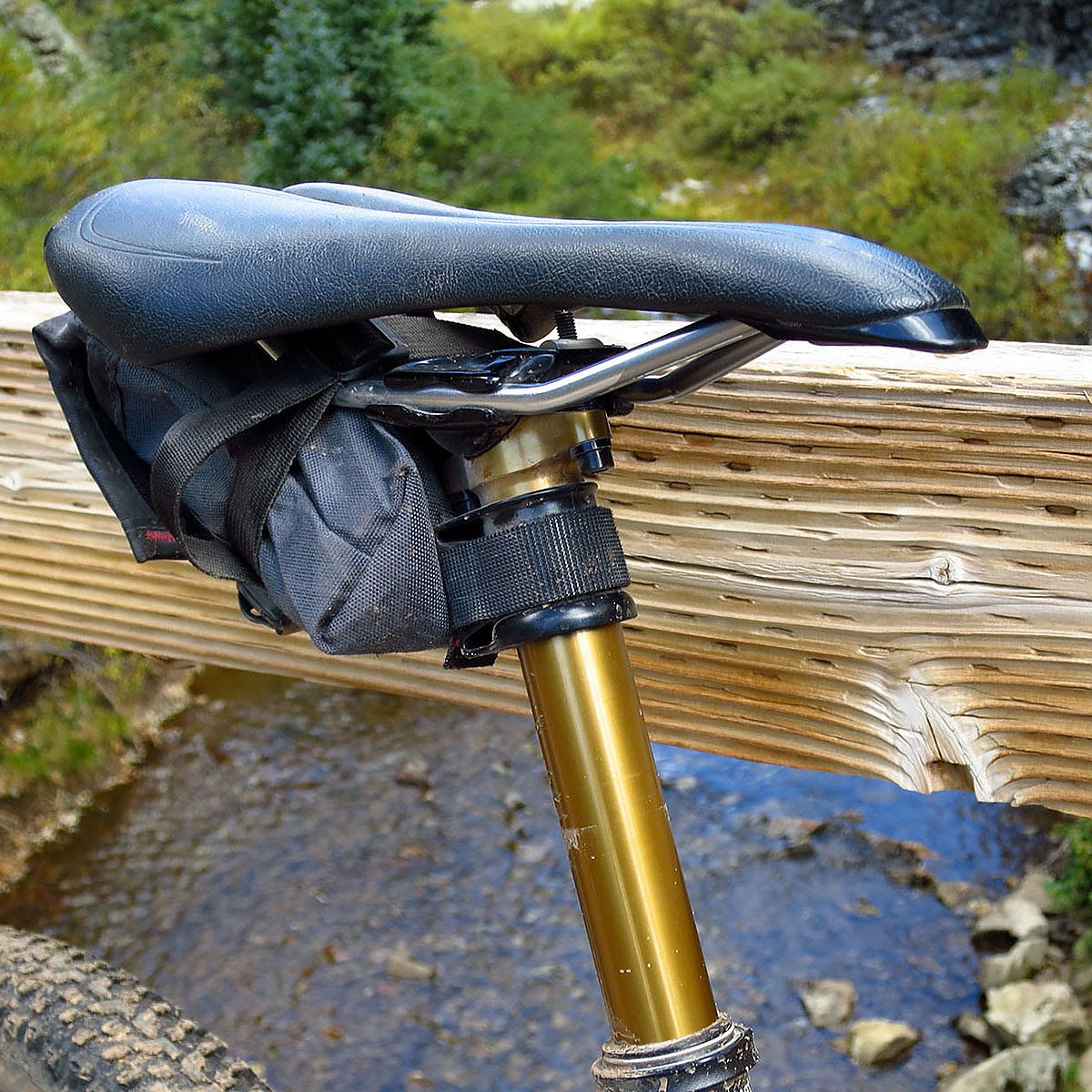 Wolf Tooth offers product to protect dropper posts from seatbag