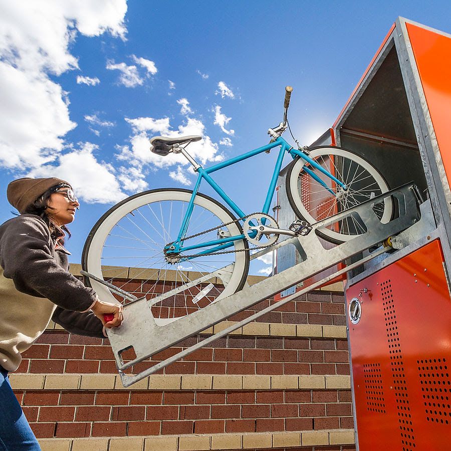 Dero releases new Twotier Bike Locker and Metal Head public bike pump