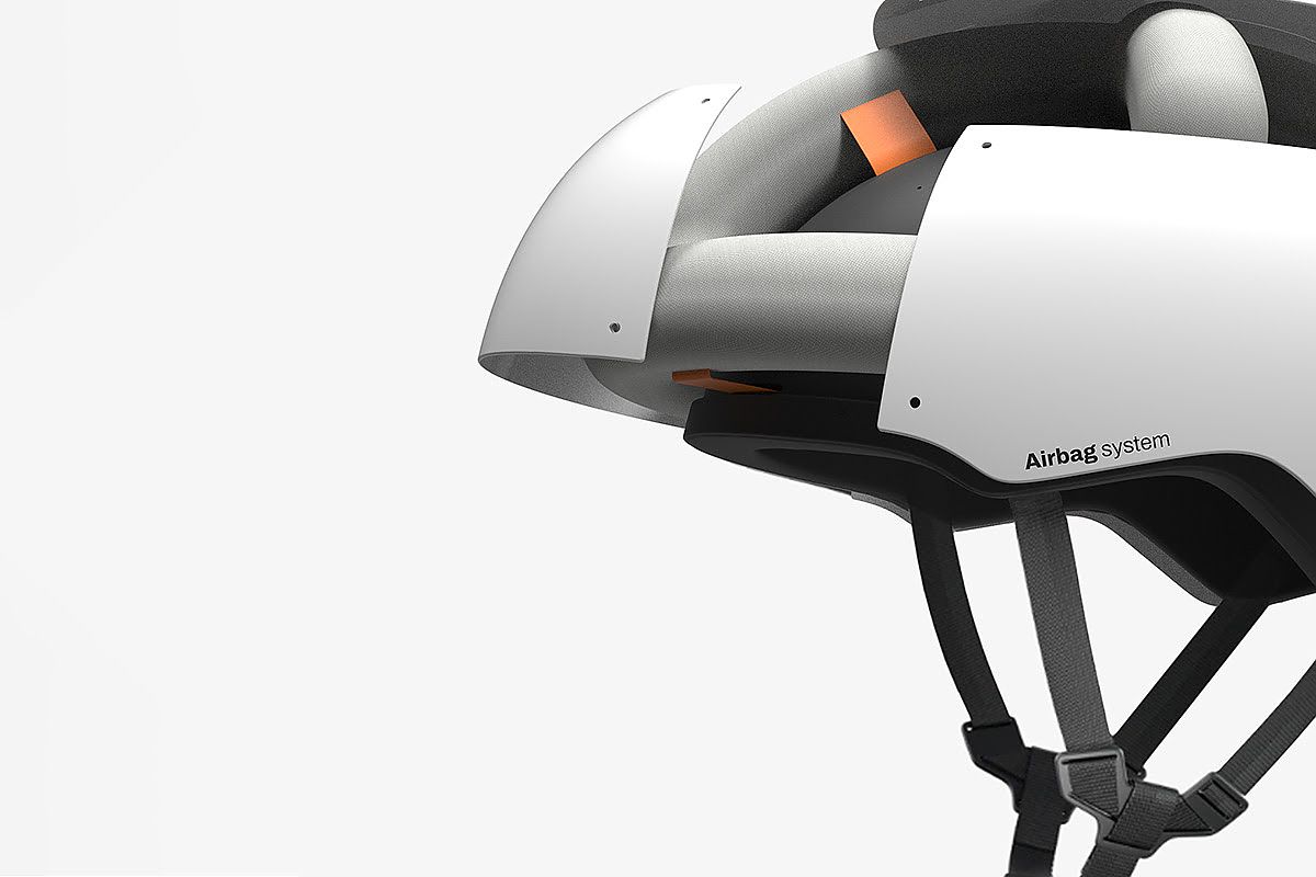 bike helmet airbag for sale POC working with auto safety systems company to develop bike helmet airbag  technology