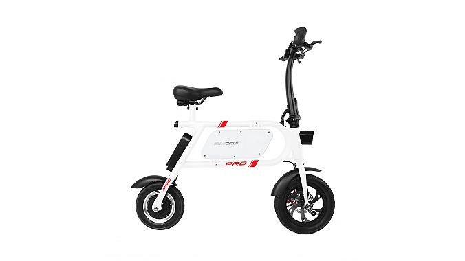 The Swagcycle Pro is an electric scooter bike.