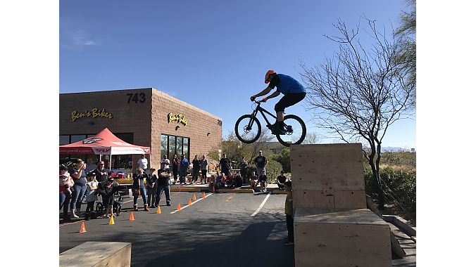 Jeff Lenosky performed at the grand re-opening.