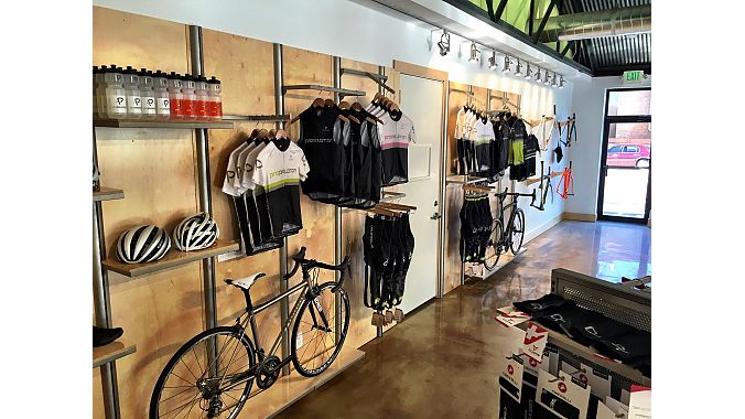 The new Pro Peloton showroom.