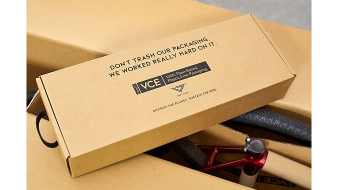 VAAST Bikes is using 100% recyclable packaging. 