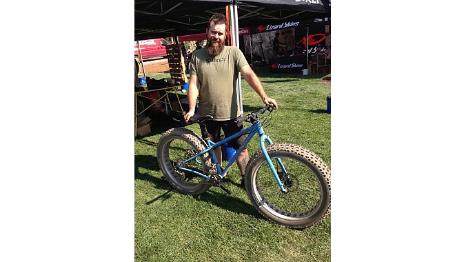 Surly brand ambassador Aaron Domeier with an Ice Cream Truck.