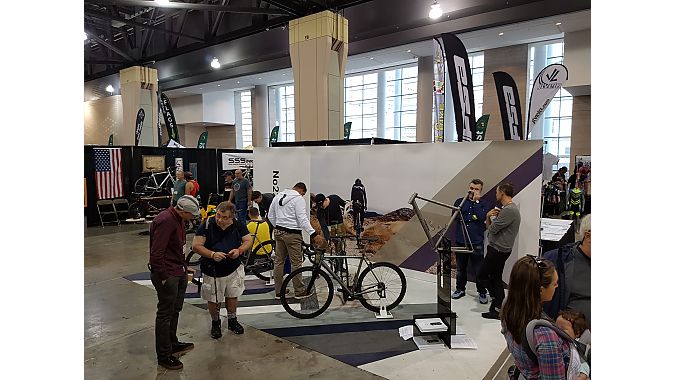 The new bikes were shown at No. 22's booth at the Philly Bike Expo.