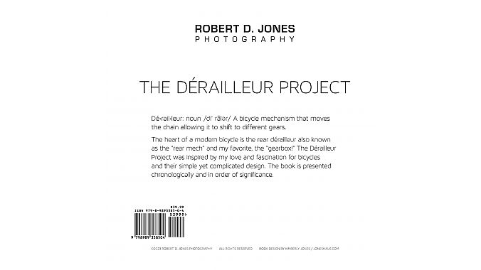The Dérailleur Project back cover. 