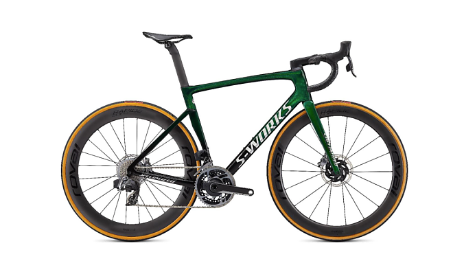 Recalled Specialized Tarmac SL7 in green.