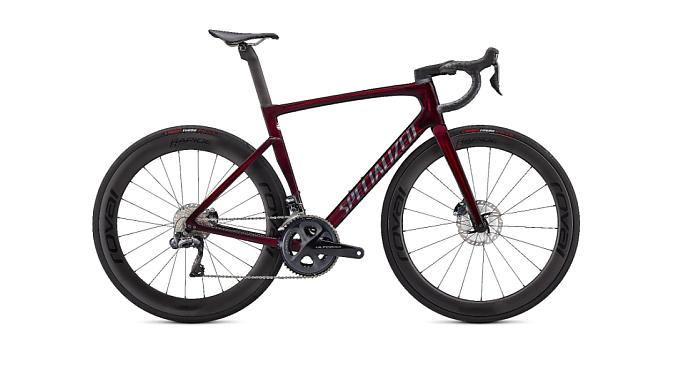 Recalled Specialized Tarmac SL7 in red.