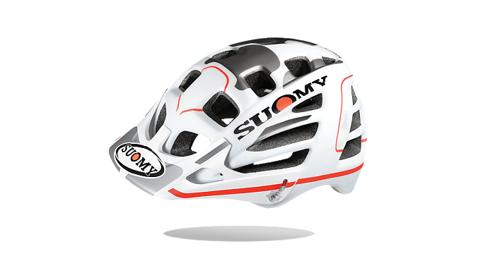 The Suomy Scrambler, a mountain bike/enduro helmet.