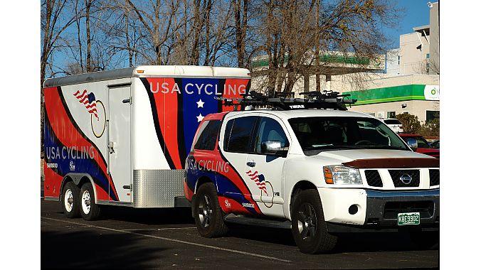 The USAC's support vehicle.