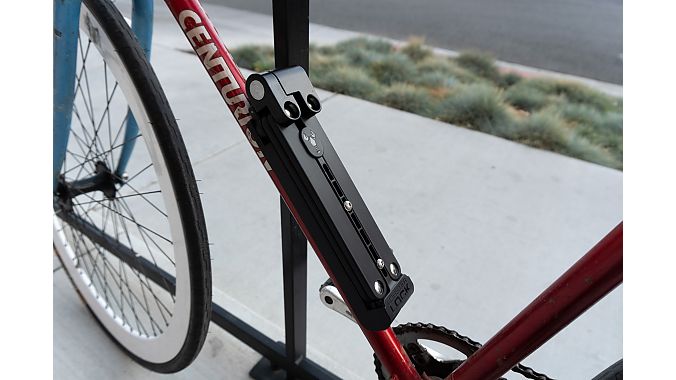  Lobster Lock is the first folding attached bike lock.