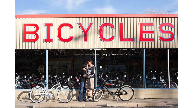 The shop stocks bikes from Surly, Electra, Haro and Trek.