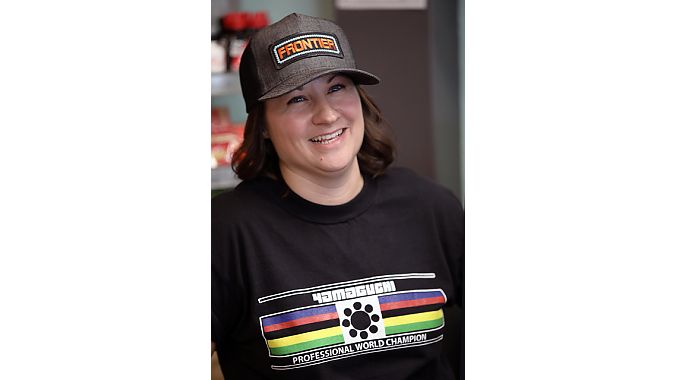 Frontier's Beth Morford is a framebuilder, mechanic and store owner. 