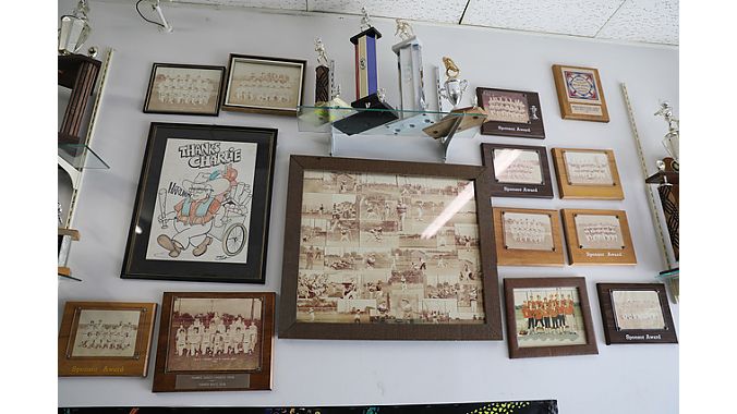 A few of Turner's awards.