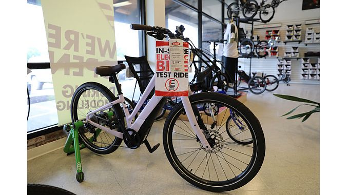 Eric's does a growing business with e-bikes. 