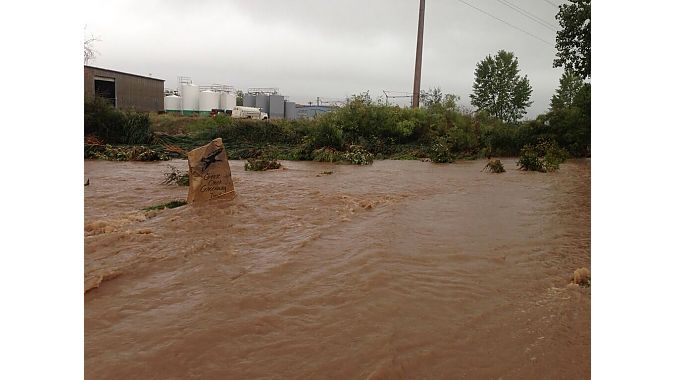 This photo from the Twitter feed of Boulder retailer The Service Course shows the Goose Creek bike path on Thursday.