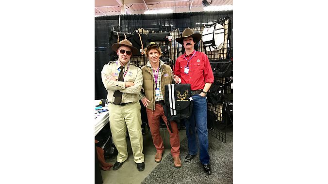  And it wouldn't be Frostbike without local bag maker Banjo Brothers in costume. This year's theme was Smokey and the Bandit, with Mike Vanderscheuren as Sheriff Buford T. Justice (left), Craig Rittler as Cledus "Snowman" Snow, and Eric Leugers portraying Bo "Bandit" Darville. 