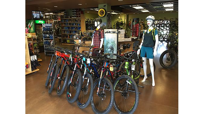 Brands have come and gone over the years at The Bike Shop, but Cannondale has been a constant at the retailer for 20 years. The shop added Giant two years ago, and still has access to bikes from Niner, but has stopped being a stocking dealer for the Colorado brand.