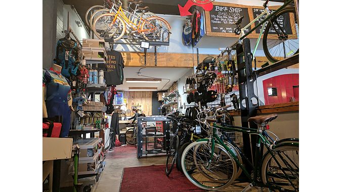 The HandleBar Bike Shop has a full-service repair department and carries Yeti, Orbea, Public and Spot.