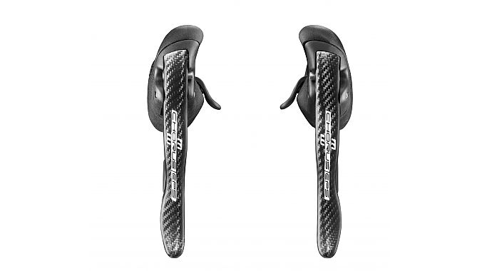 The new Chorus EPS Ergopower levers are carbon.