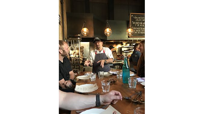 Chef Chris Cosentino talks bikes, food and Chefs Cycle at his San Francisco restaurant, Cockscomb.